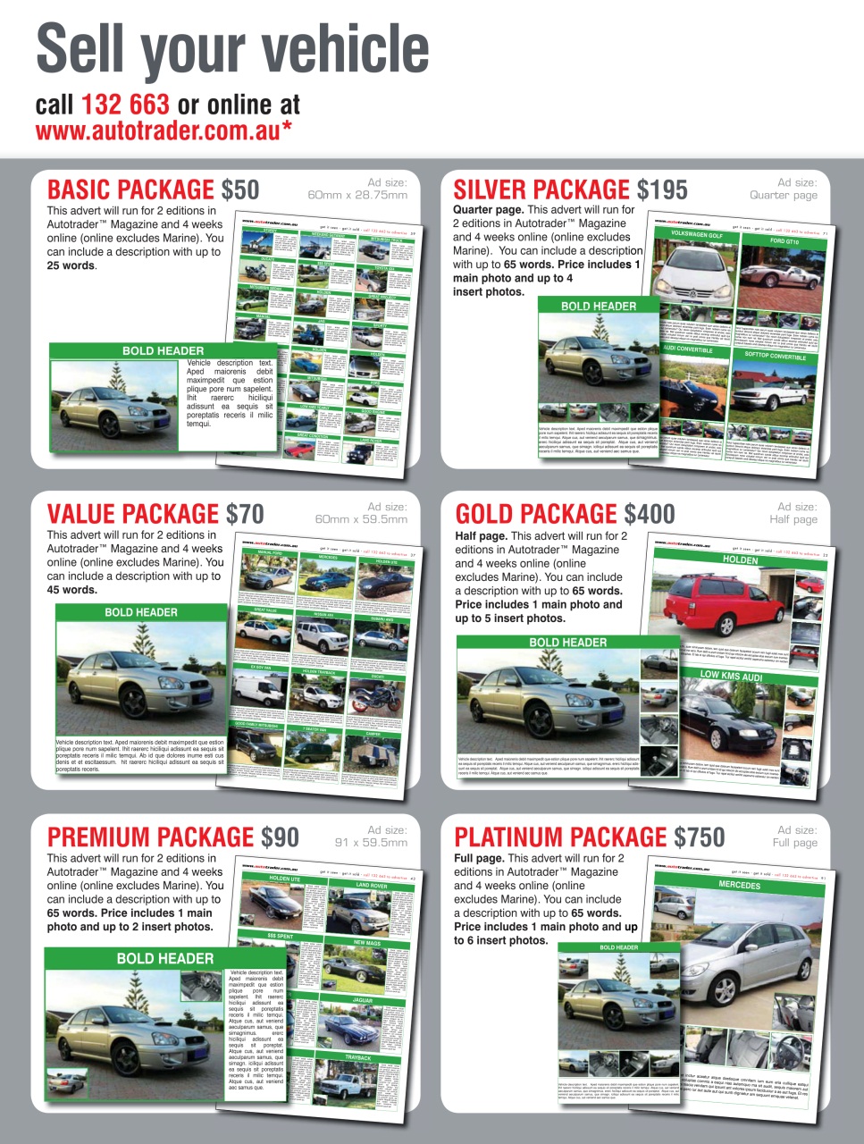 AutoTrader Preview Pages