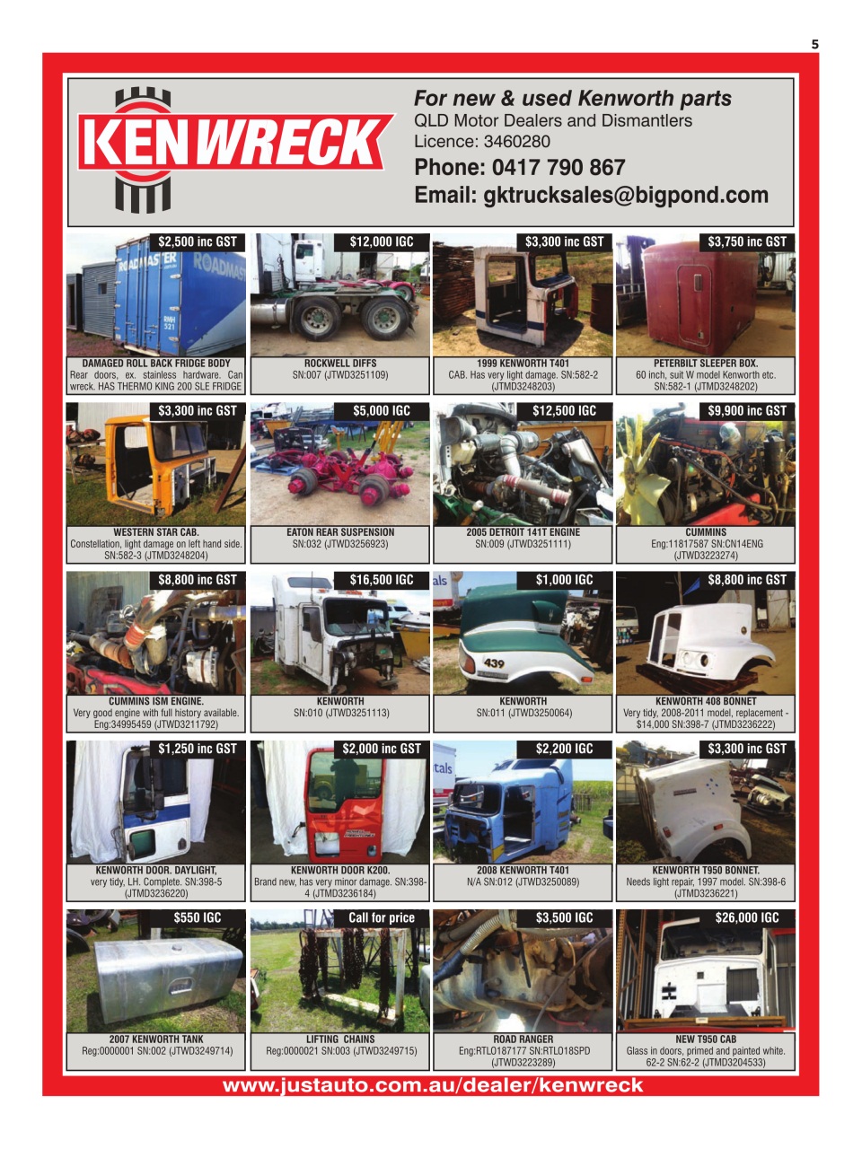 JUST TRUCKS Preview Pages