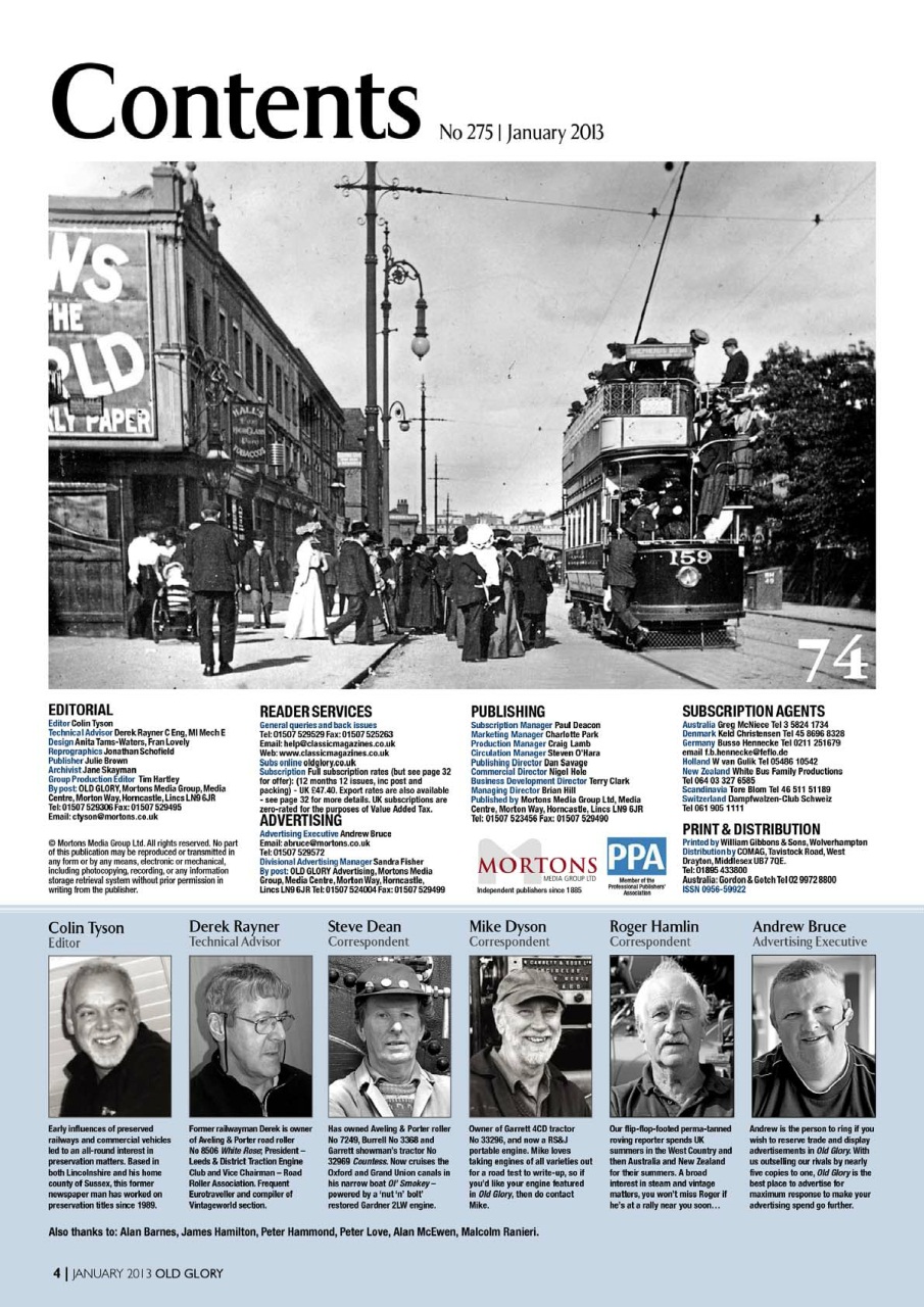 Old Glory Magazine Preview Pages