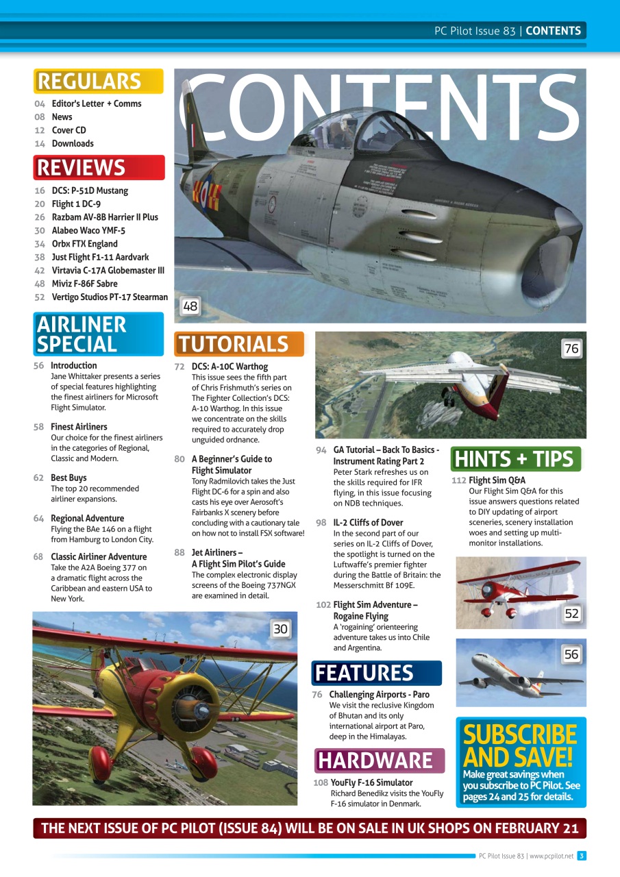 PC Pilot Preview Pages