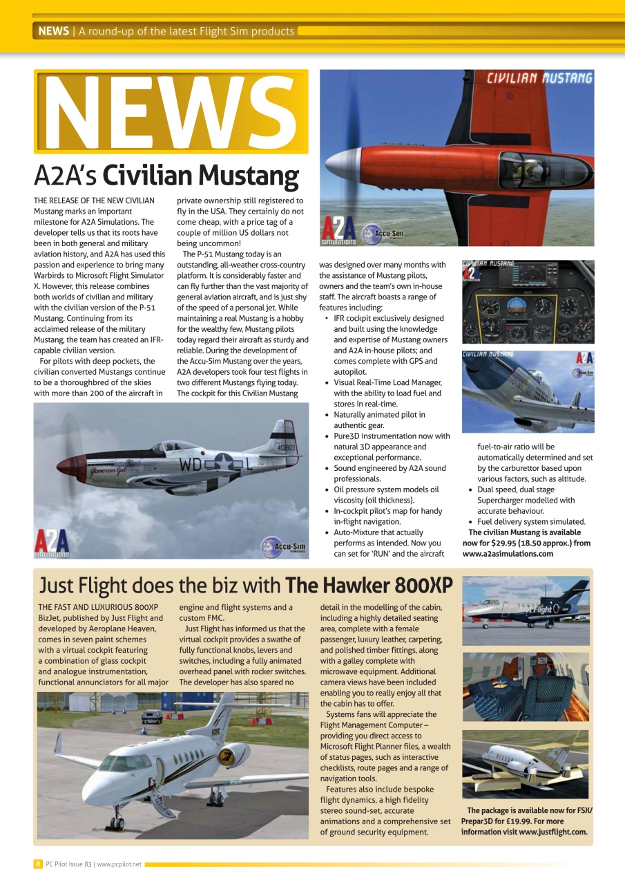 PC Pilot Preview Pages