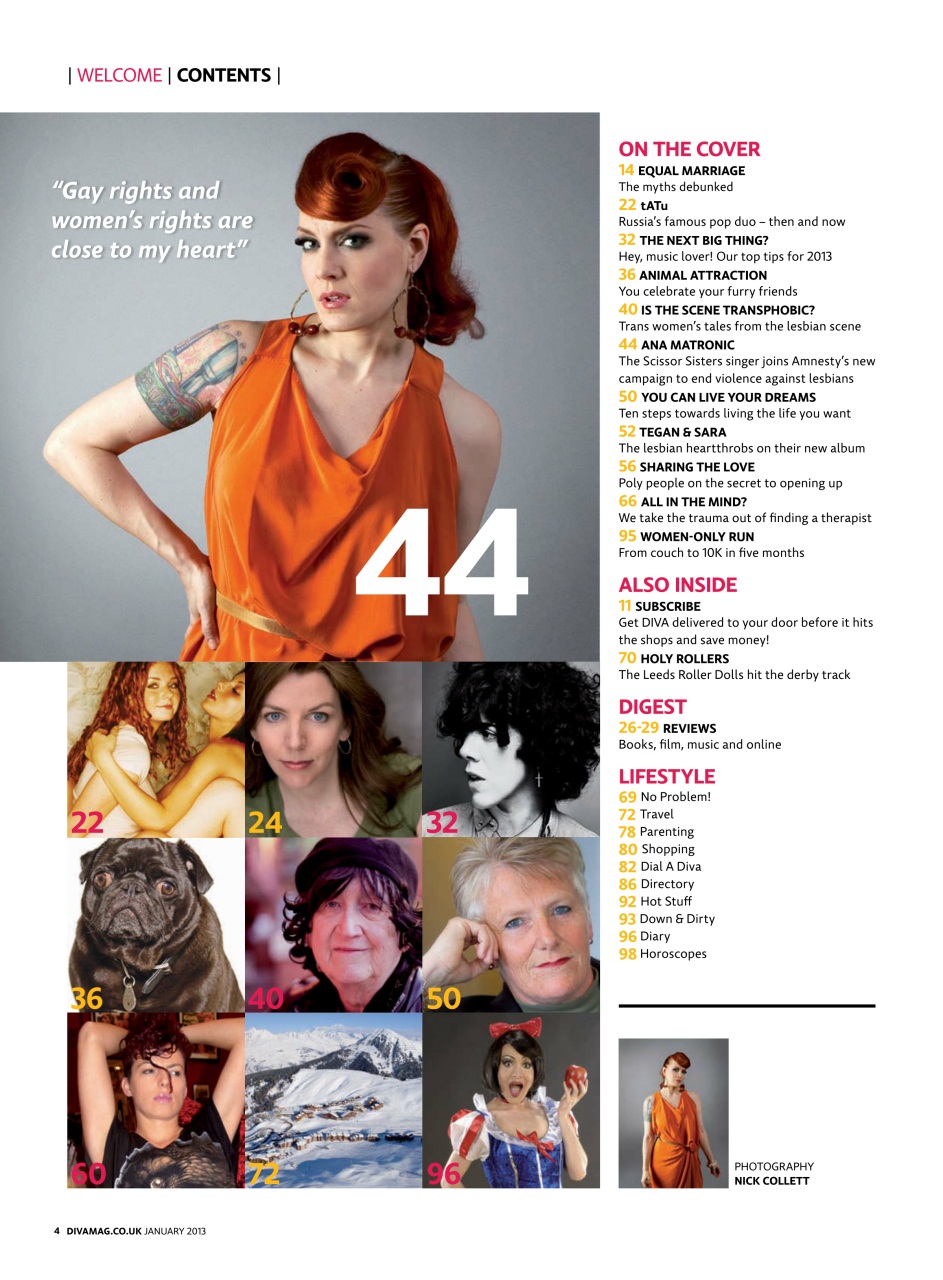 DIVA Magazine Preview Pages