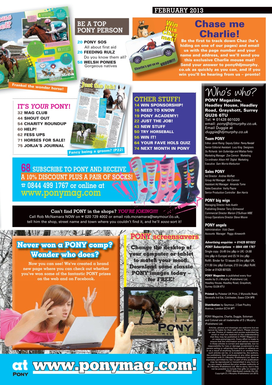 Pony Magazine Preview Pages