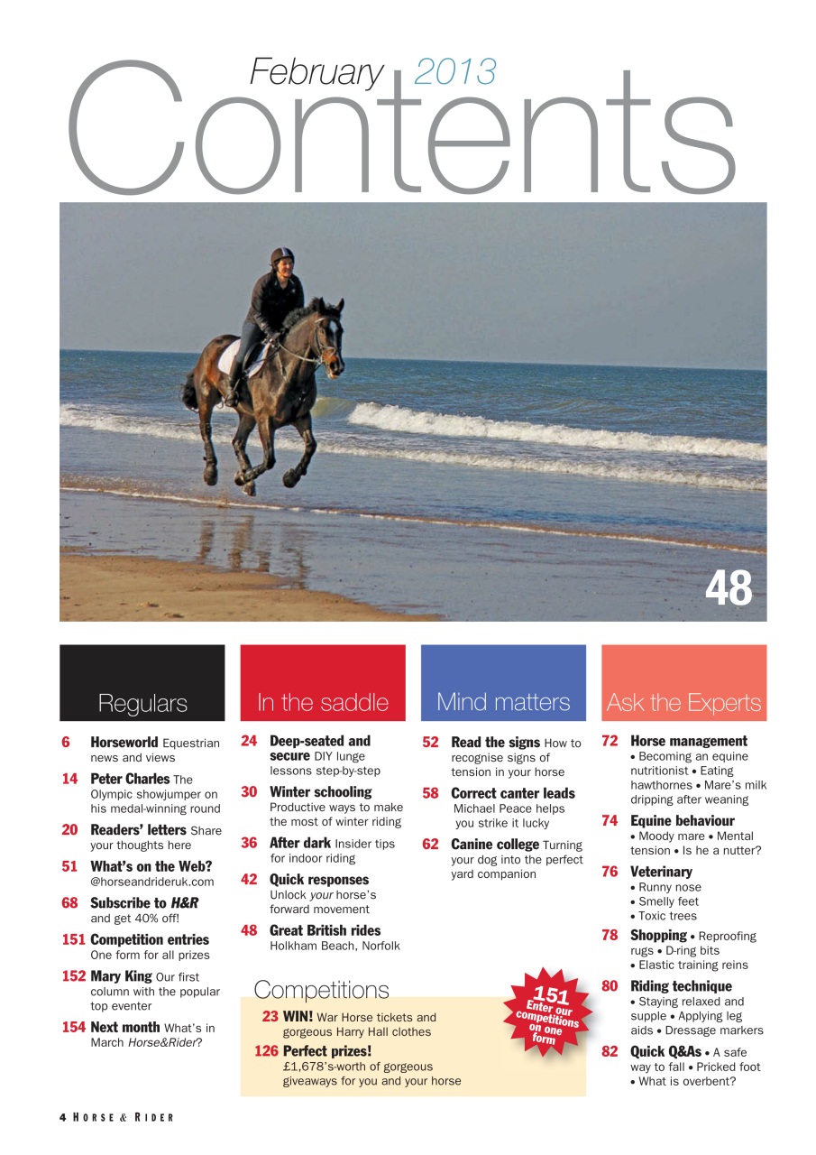 Horse&Rider Magazine - UK equestrian magazine for Horse and Rider Preview Pages