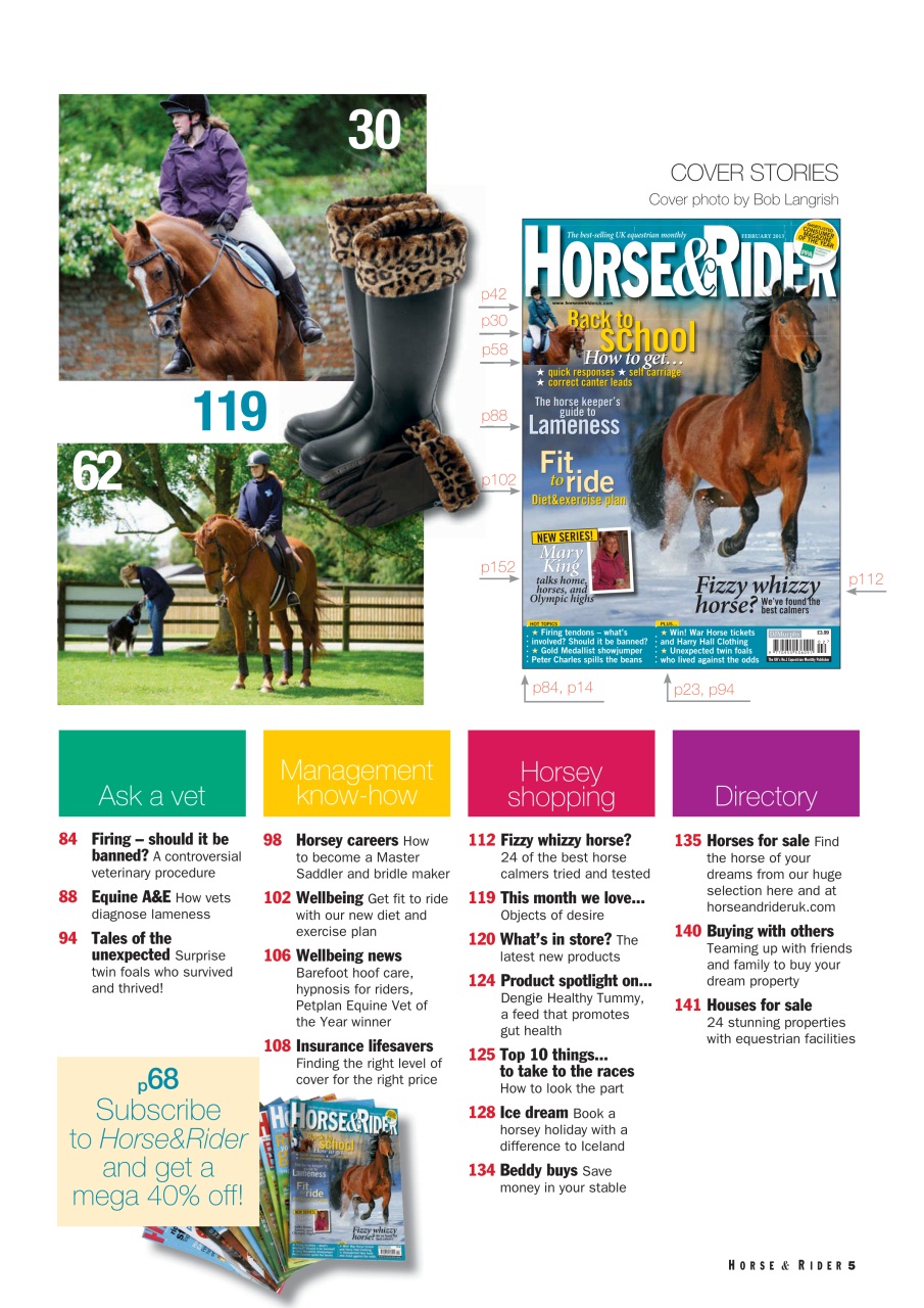 Horse&Rider Magazine - UK equestrian magazine for Horse and Rider Preview Pages