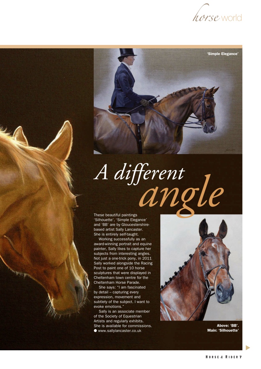 Horse&Rider Magazine - UK equestrian magazine for Horse and Rider Preview Pages