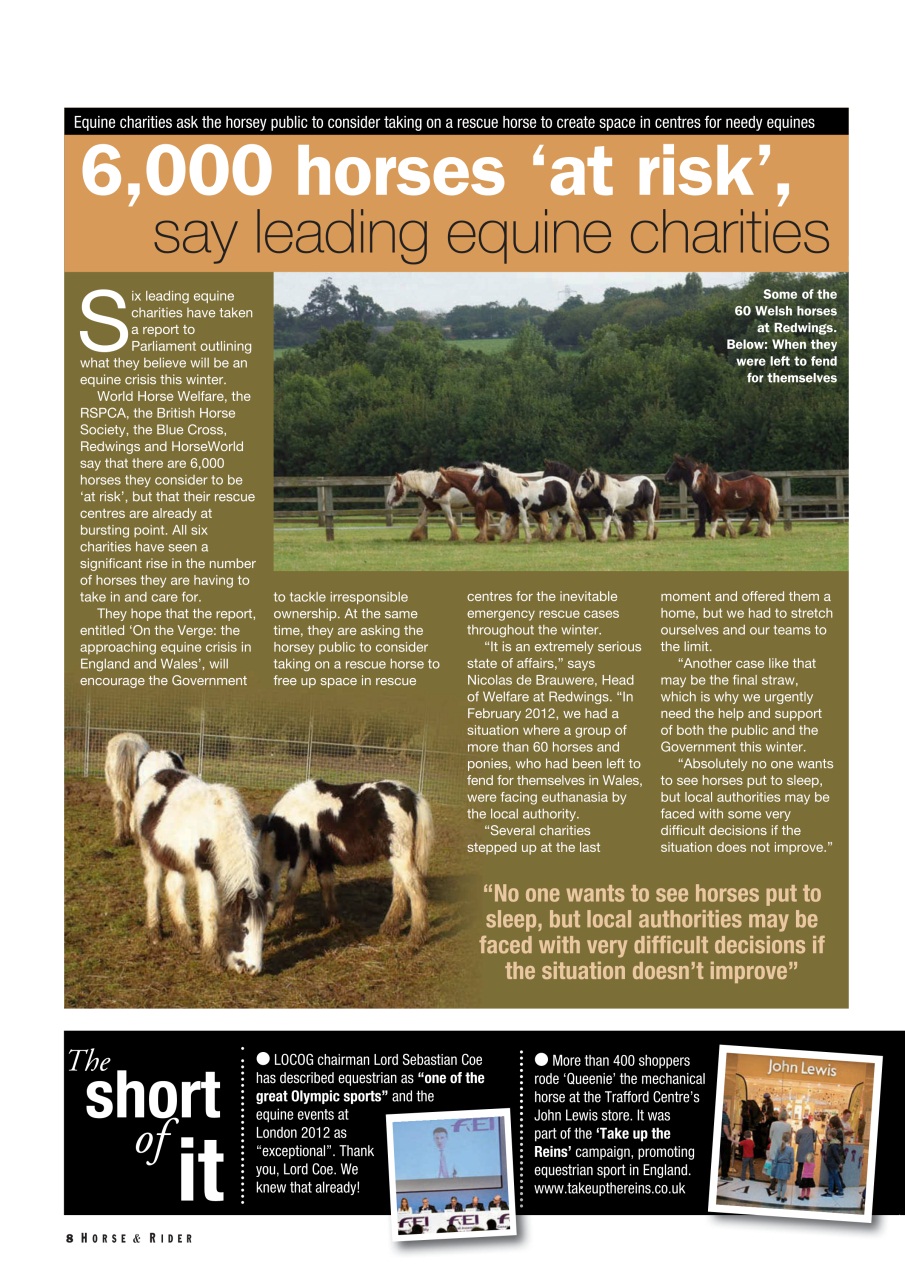 Horse&Rider Magazine - UK equestrian magazine for Horse and Rider Preview Pages