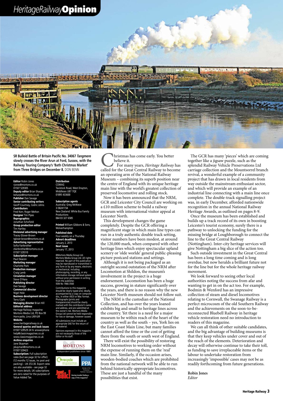 Heritage Railway Preview Pages