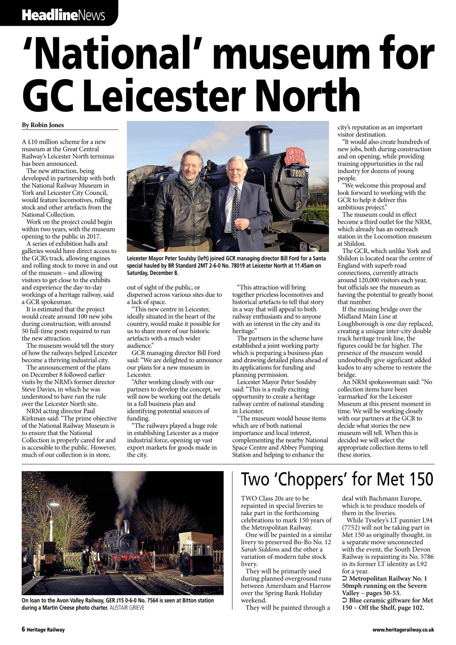 Heritage Railway Preview Pages