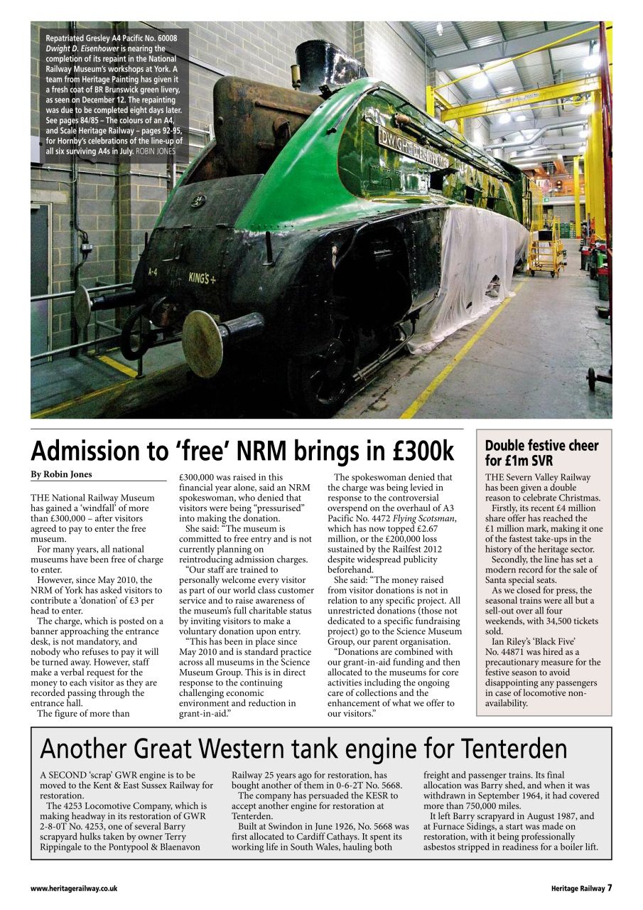 Heritage Railway Preview Pages