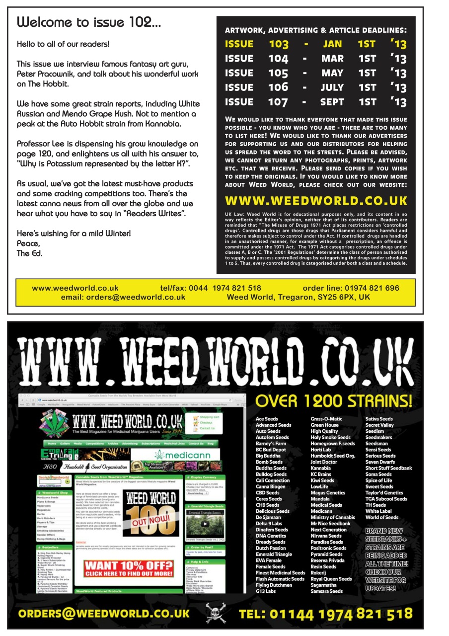 Weed World Preview Pages