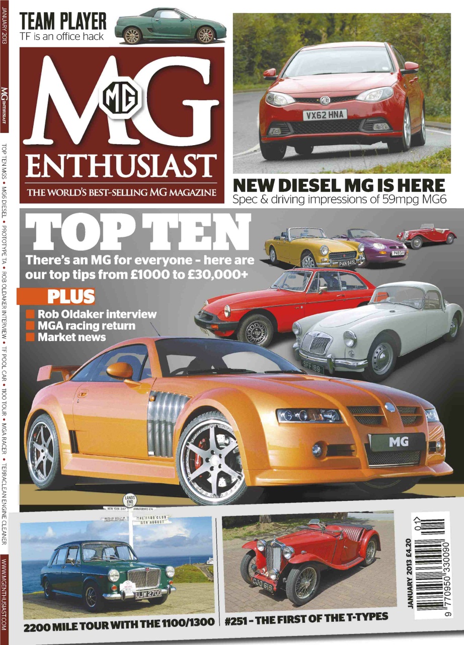 MG Enthusiast Preview Pages