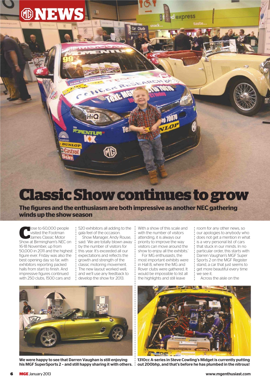 MG Enthusiast Preview Pages