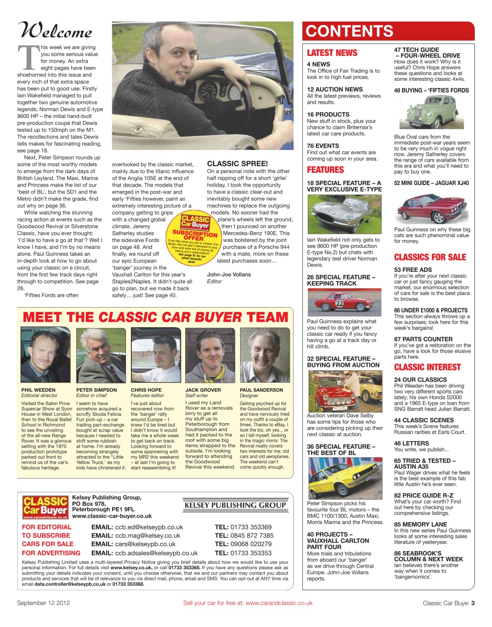 Classic Car Buyer Preview Pages