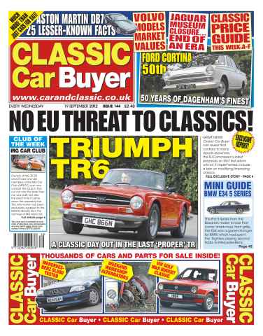 Classic Car Buyer issue September 19 2012
