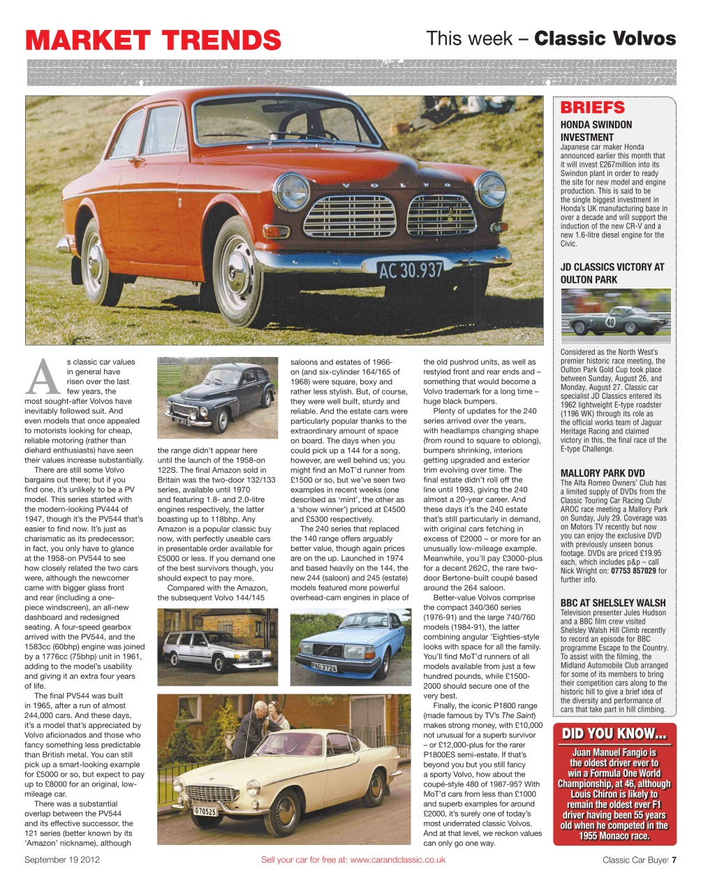 Classic Car Buyer Preview Pages