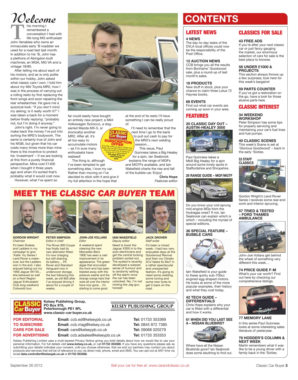 Classic Car Buyer Preview Pages