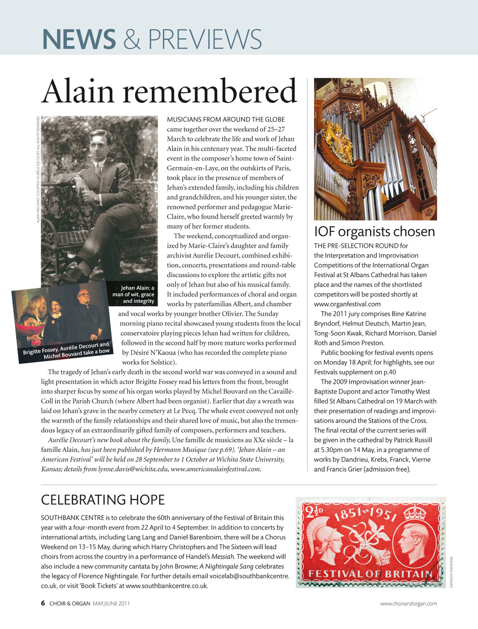 Choir & Organ Preview Pages