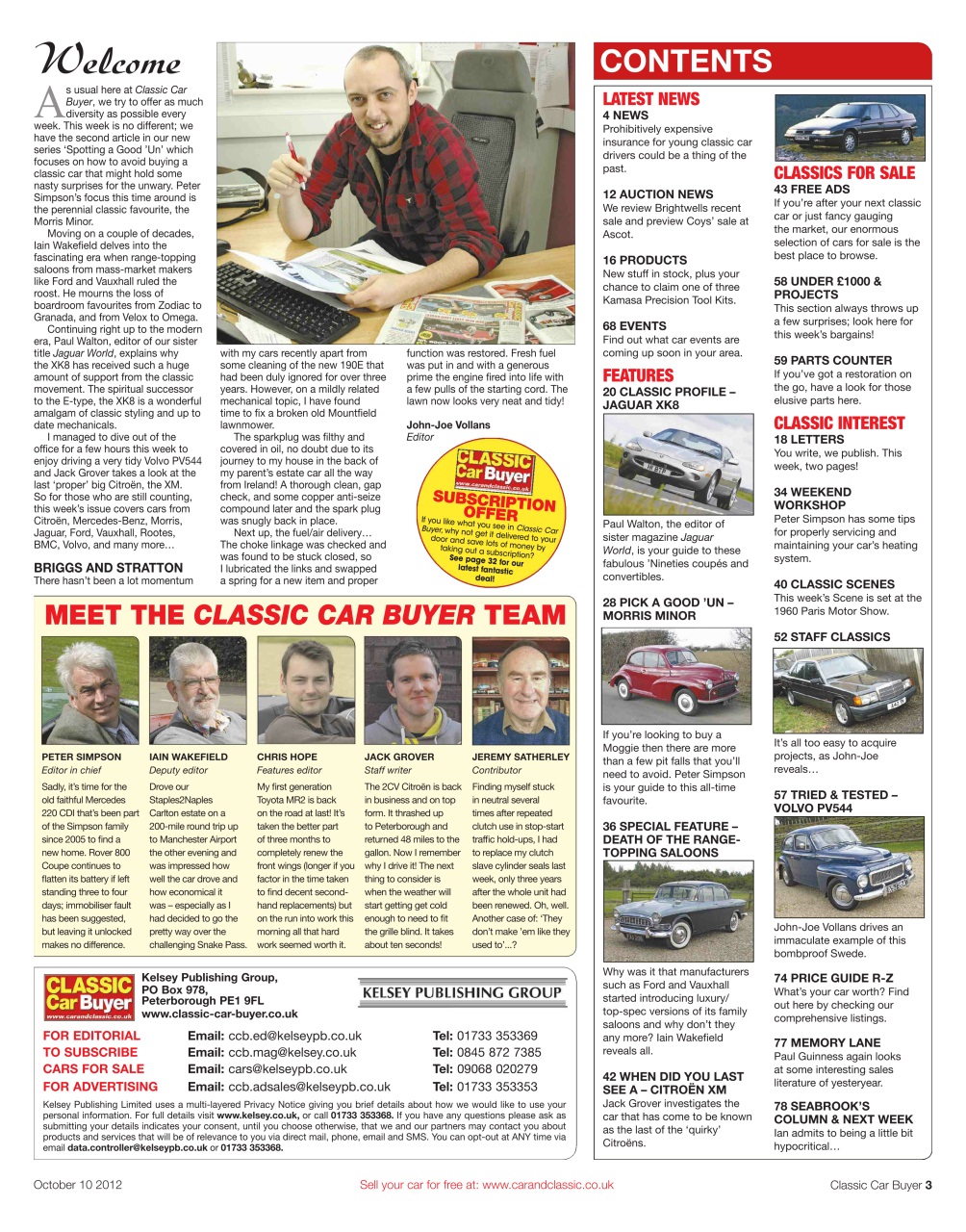Classic Car Buyer Preview Pages