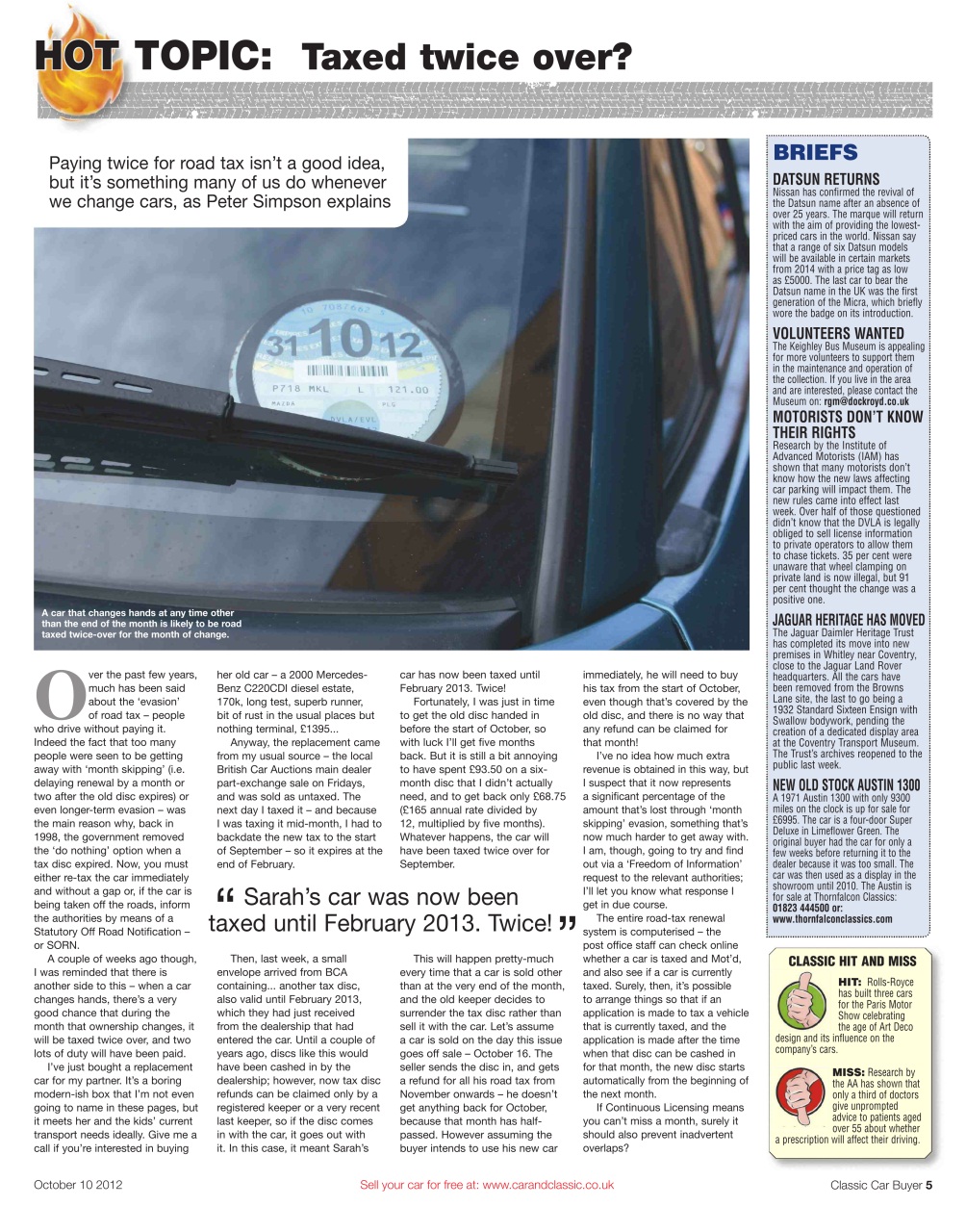 Classic Car Buyer Preview Pages