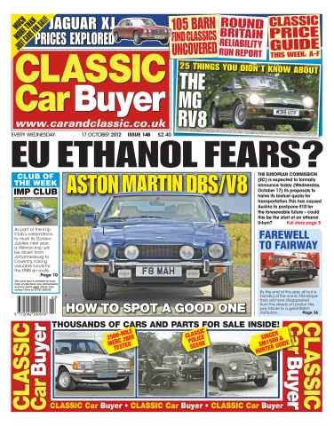 Classic Car Buyer issue October 17 2012