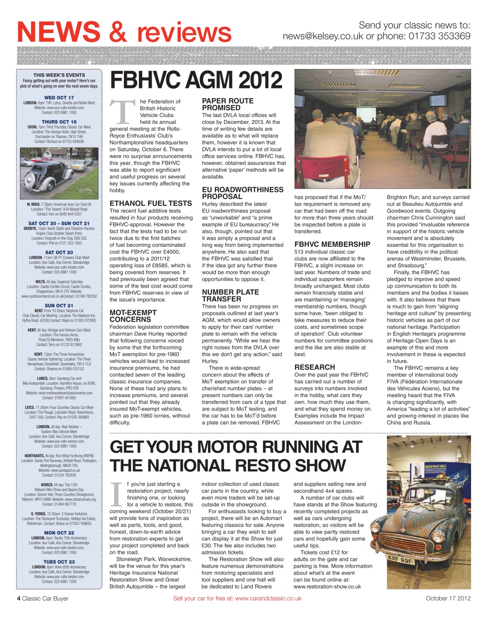 Classic Car Buyer Preview Pages