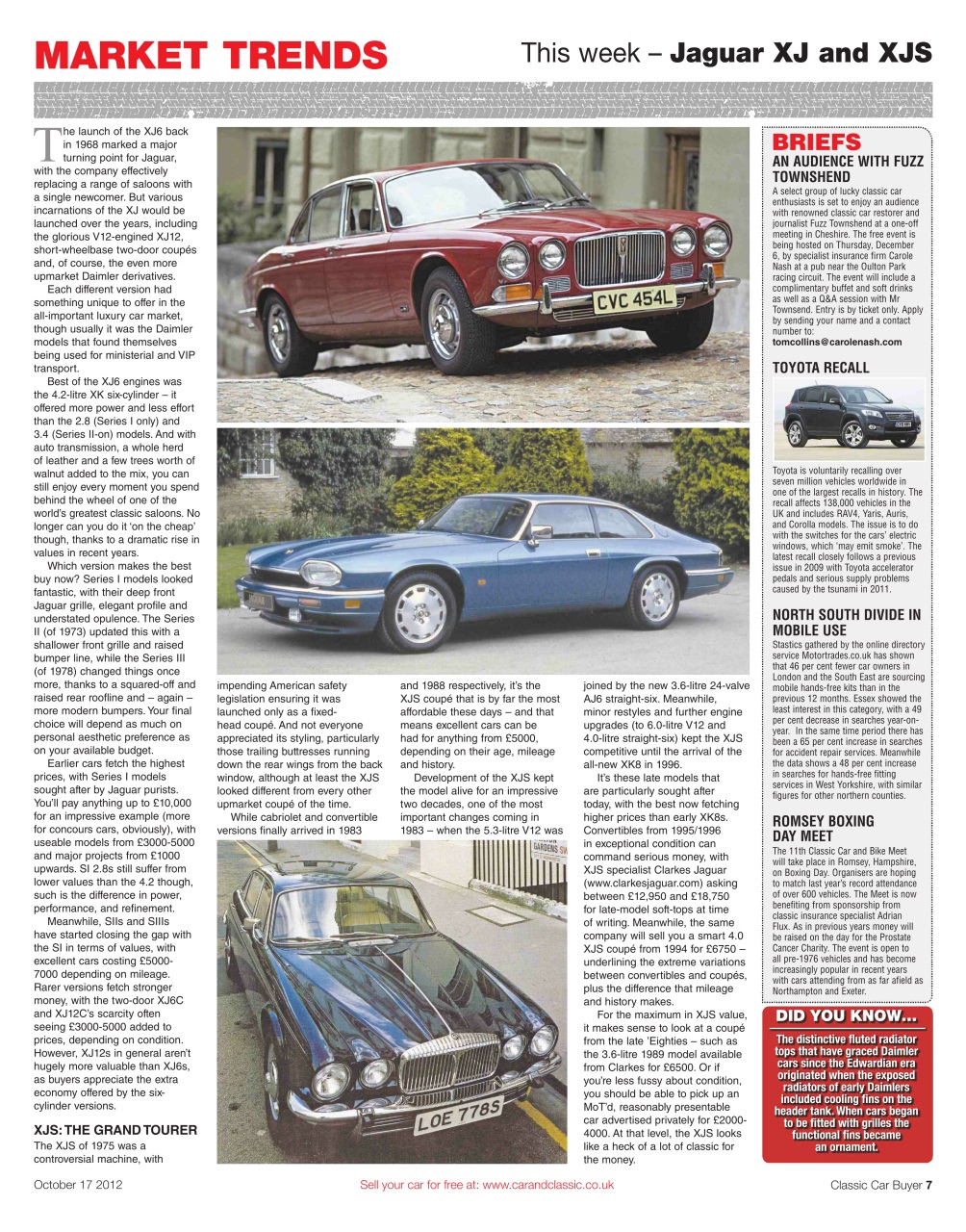 Classic Car Buyer Preview Pages