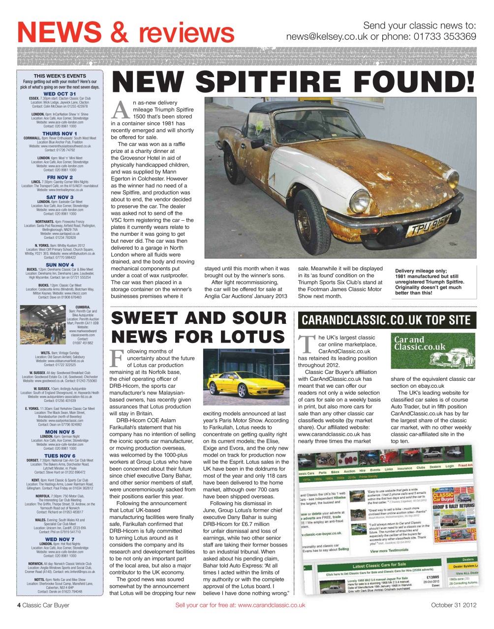 Classic Car Buyer Preview Pages