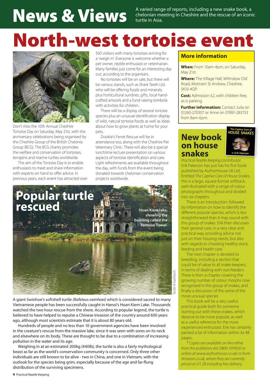 Practical Reptile Keeping Preview Pages