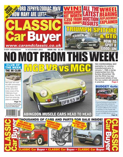 Classic Car Buyer issue 