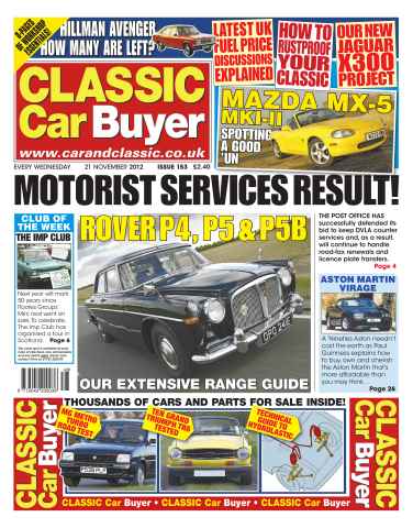 Classic Car Buyer issue November 21 2012