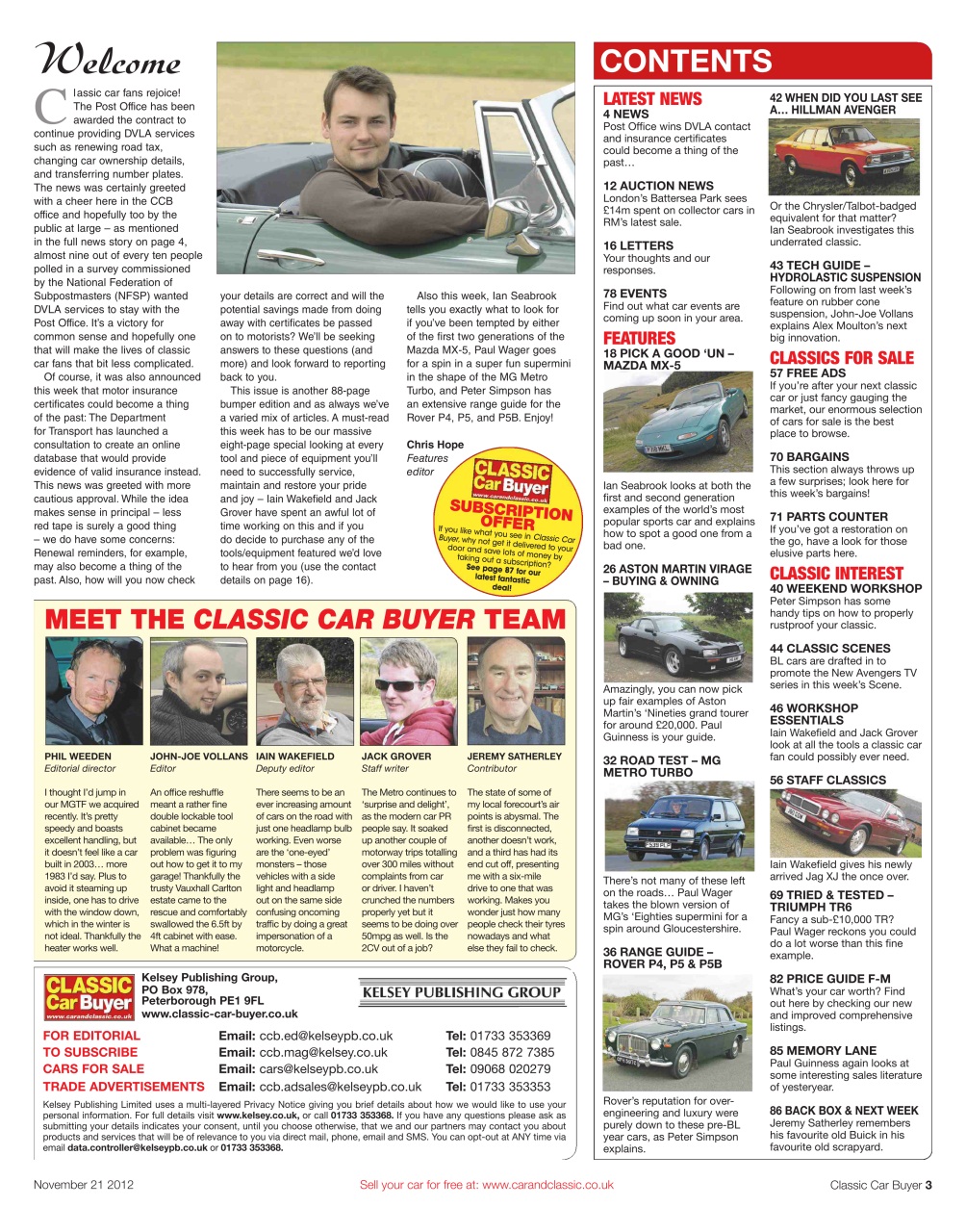 Classic Car Buyer Preview Pages