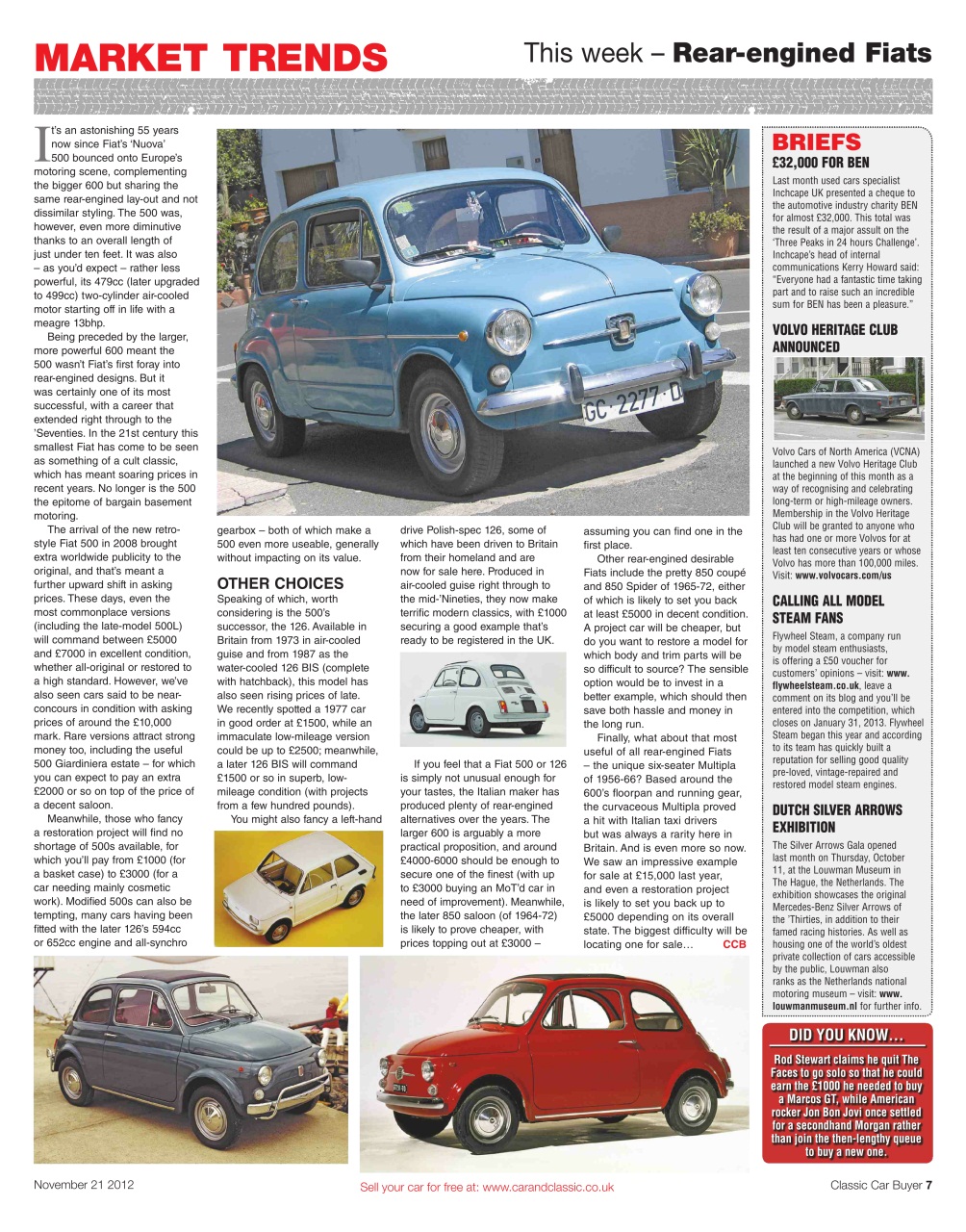Classic Car Buyer Preview Pages