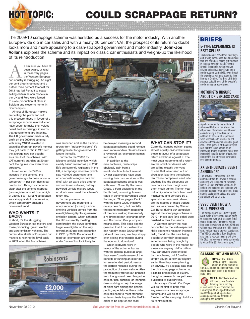 Classic Car Buyer Preview Pages