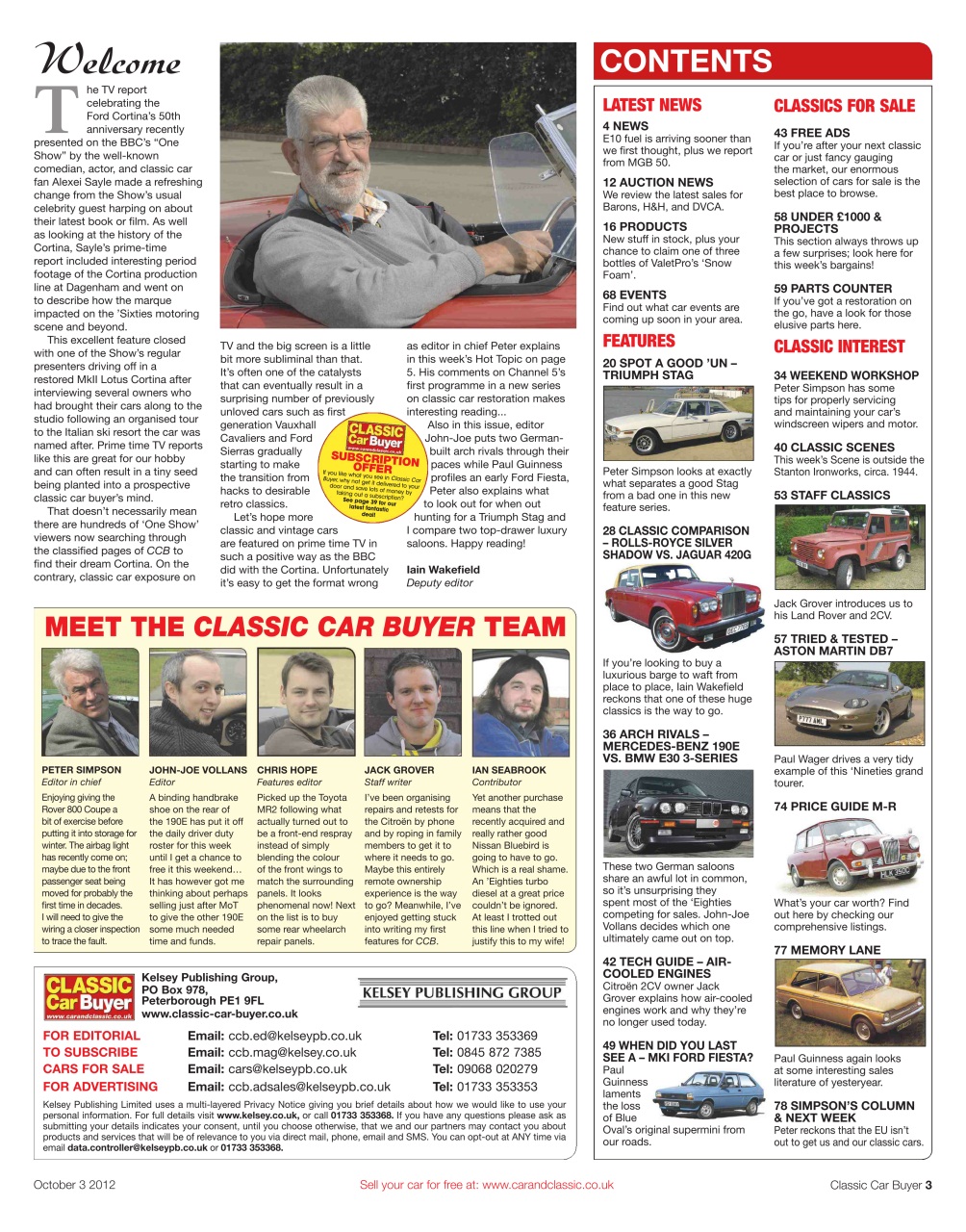 Classic Car Buyer Preview Pages