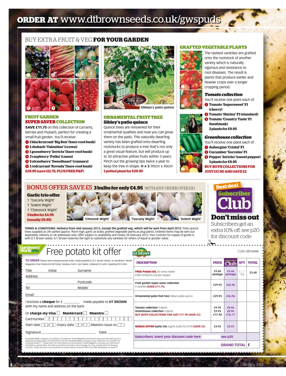 BBC Gardeners’ World Magazine Preview Pages