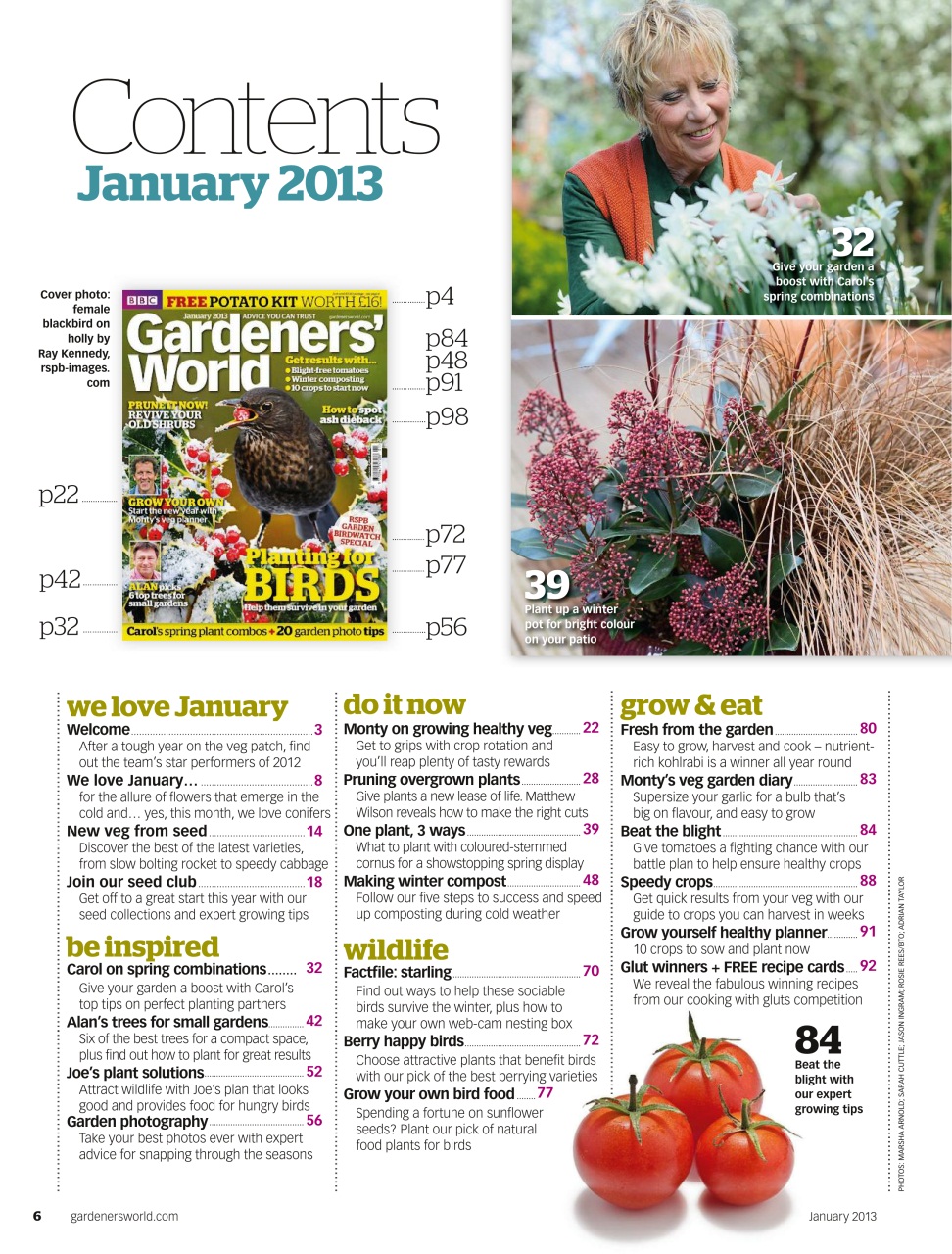 BBC Gardeners’ World Magazine Preview Pages