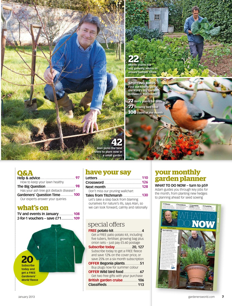 BBC Gardeners’ World Magazine Preview Pages