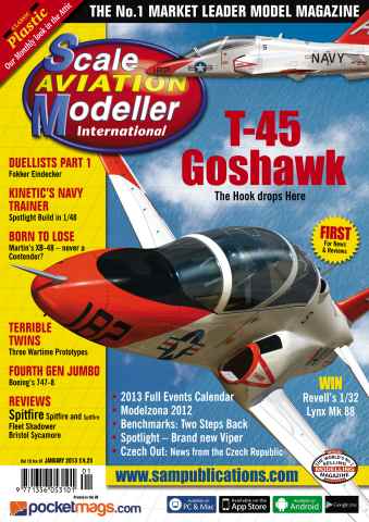Scale Aviation and Military Modeller International (A) issue SAMI Vol 19 Iss 1 Jan 2013