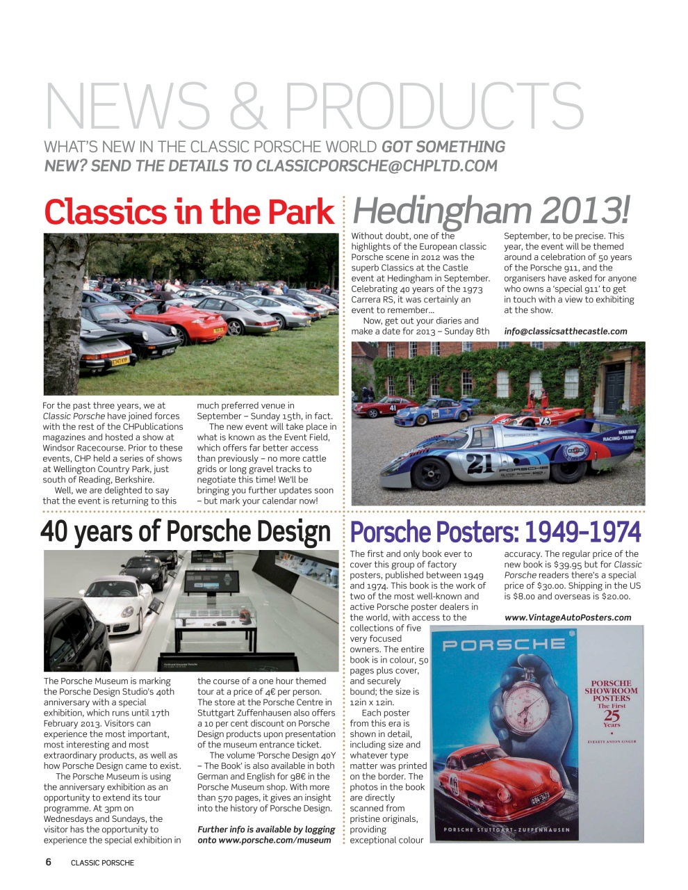 Classic Porsche Preview Pages