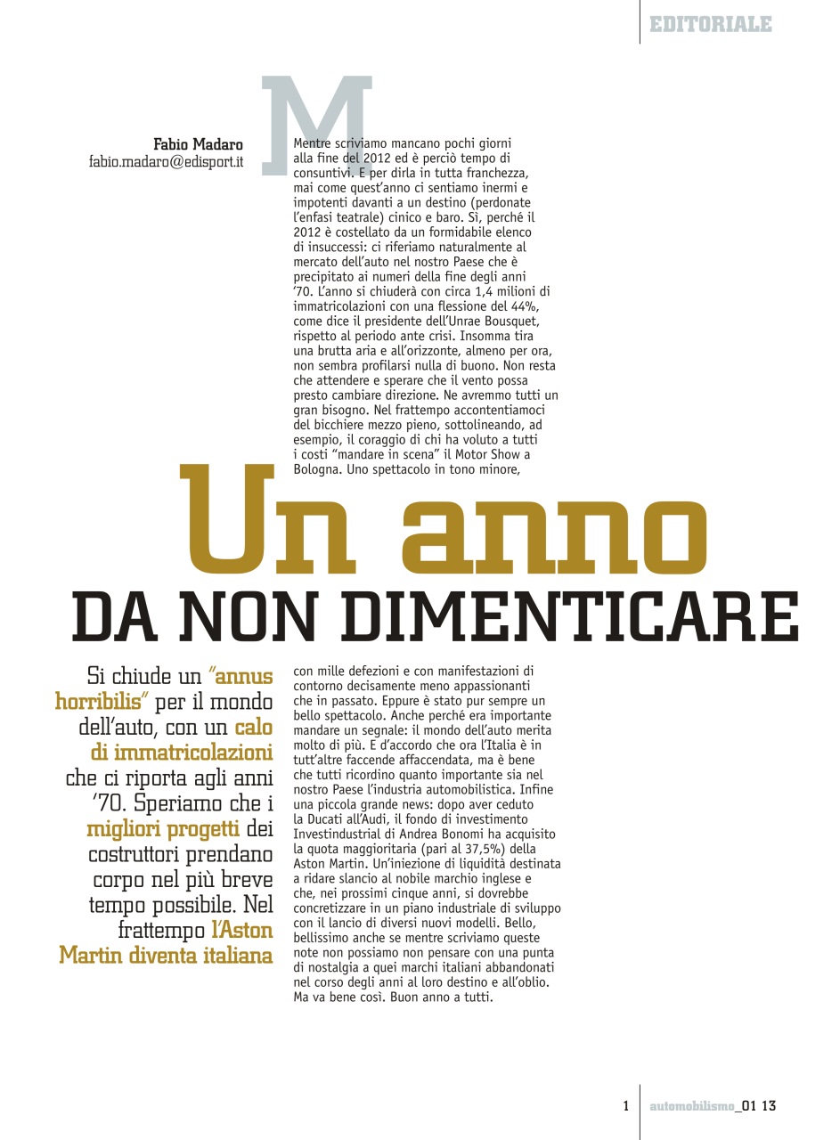 Automobilismo Preview Pages