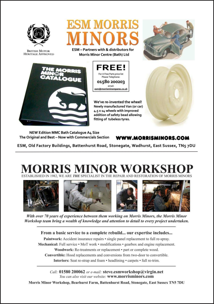 Morris Minor Magazine Preview Pages