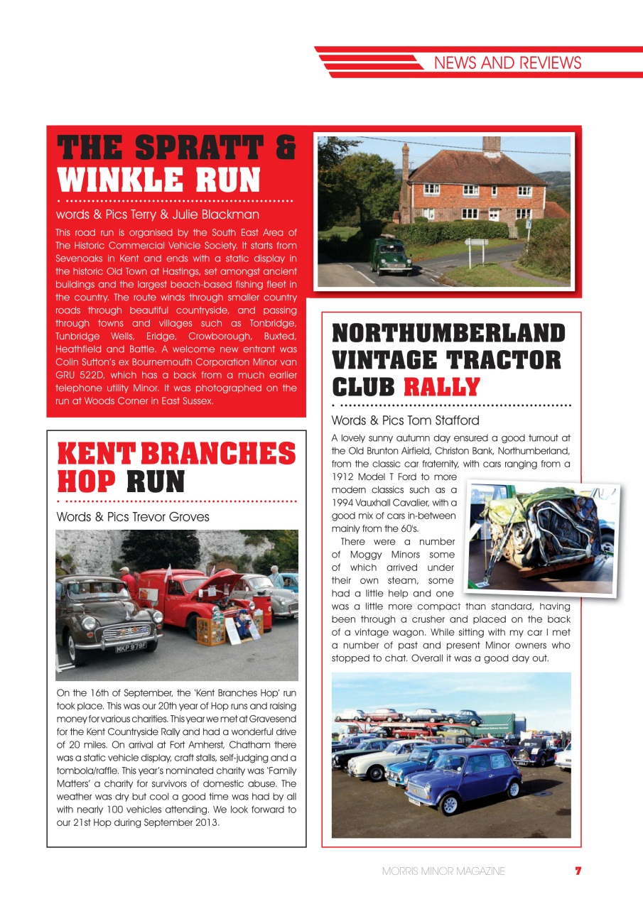 Morris Minor Magazine Preview Pages