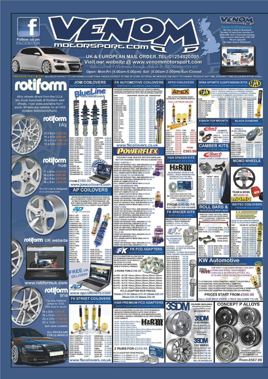 Volkswagen Golf + Preview Pages