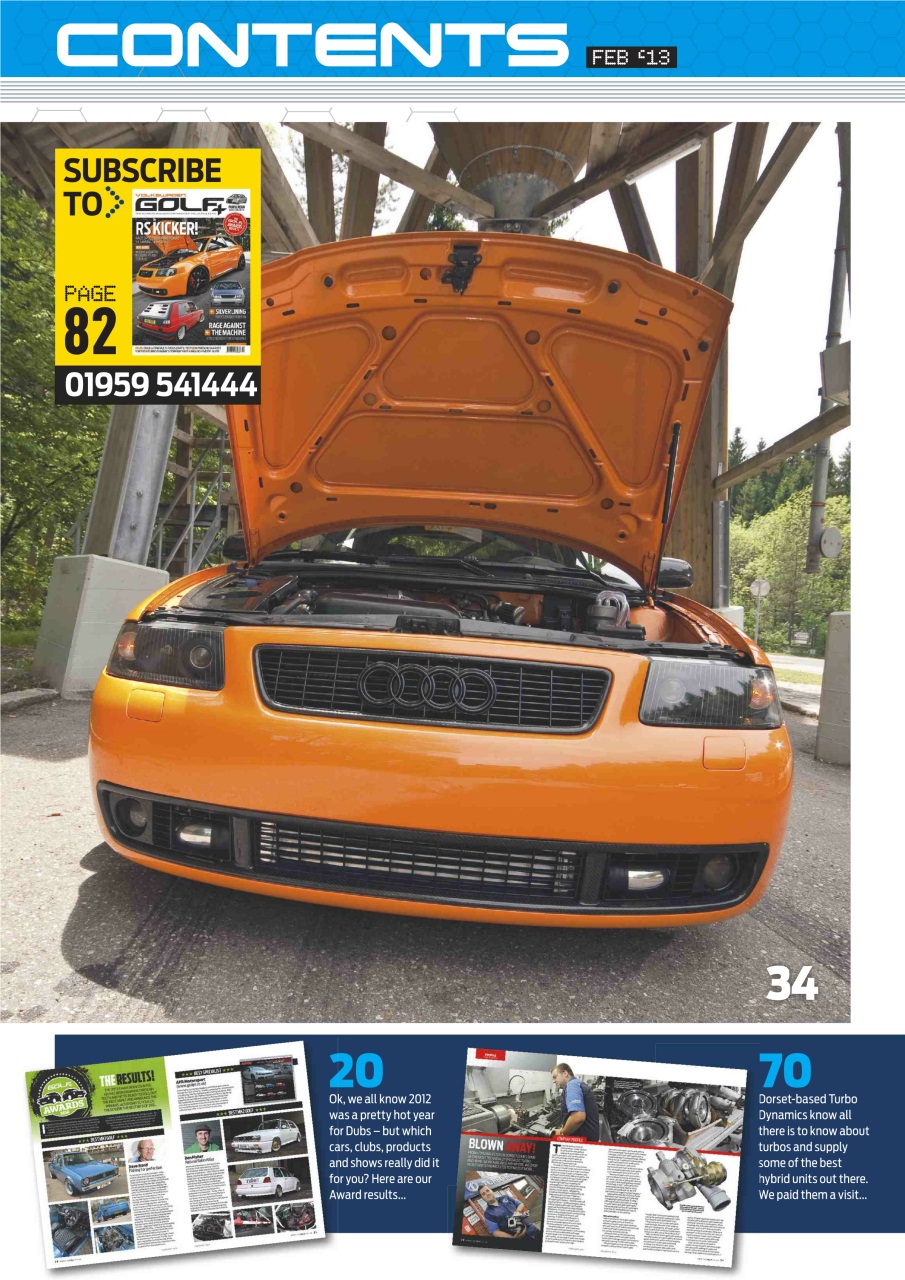 Volkswagen Golf + Preview Pages