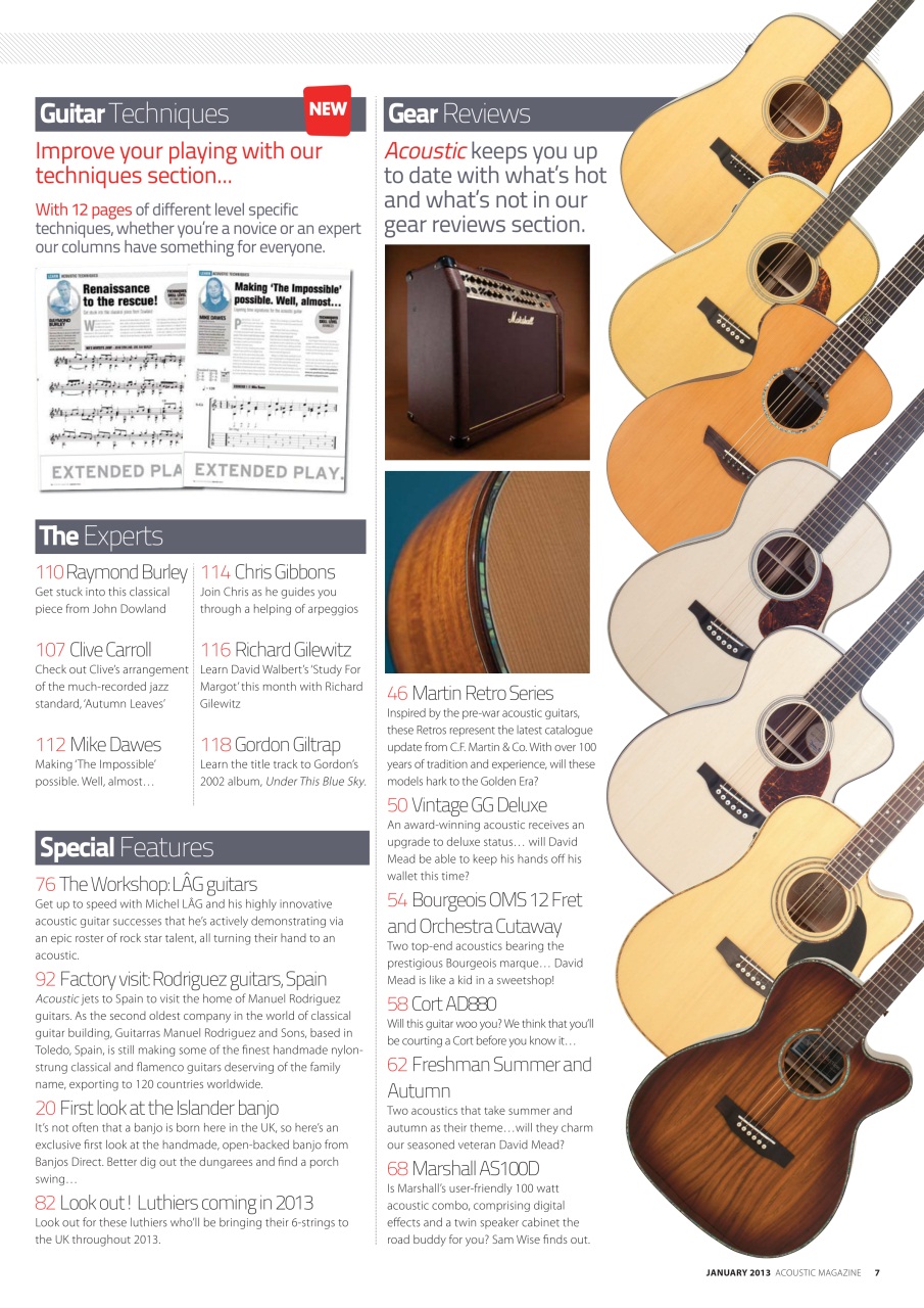 Acoustic Preview Pages