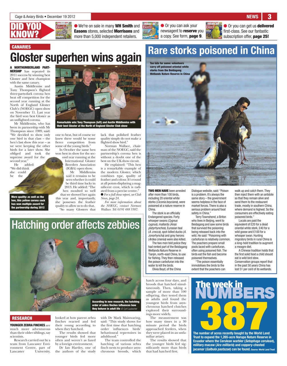 Cage & Aviary Birds Preview Pages