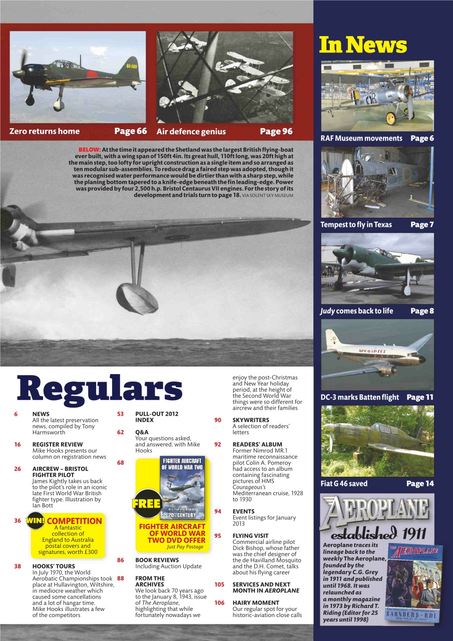 Aeroplane Preview Pages