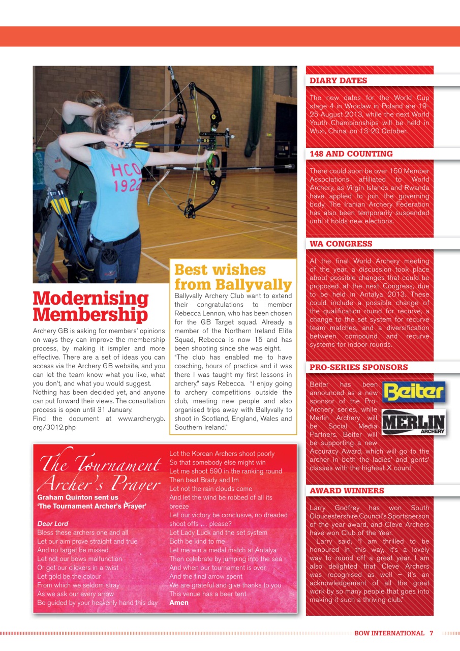 Bow International Preview Pages