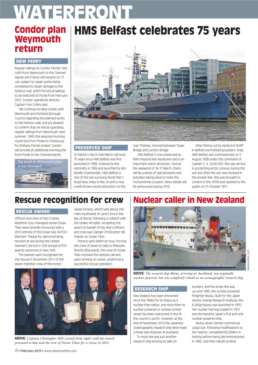 Ships Monthly Preview Pages